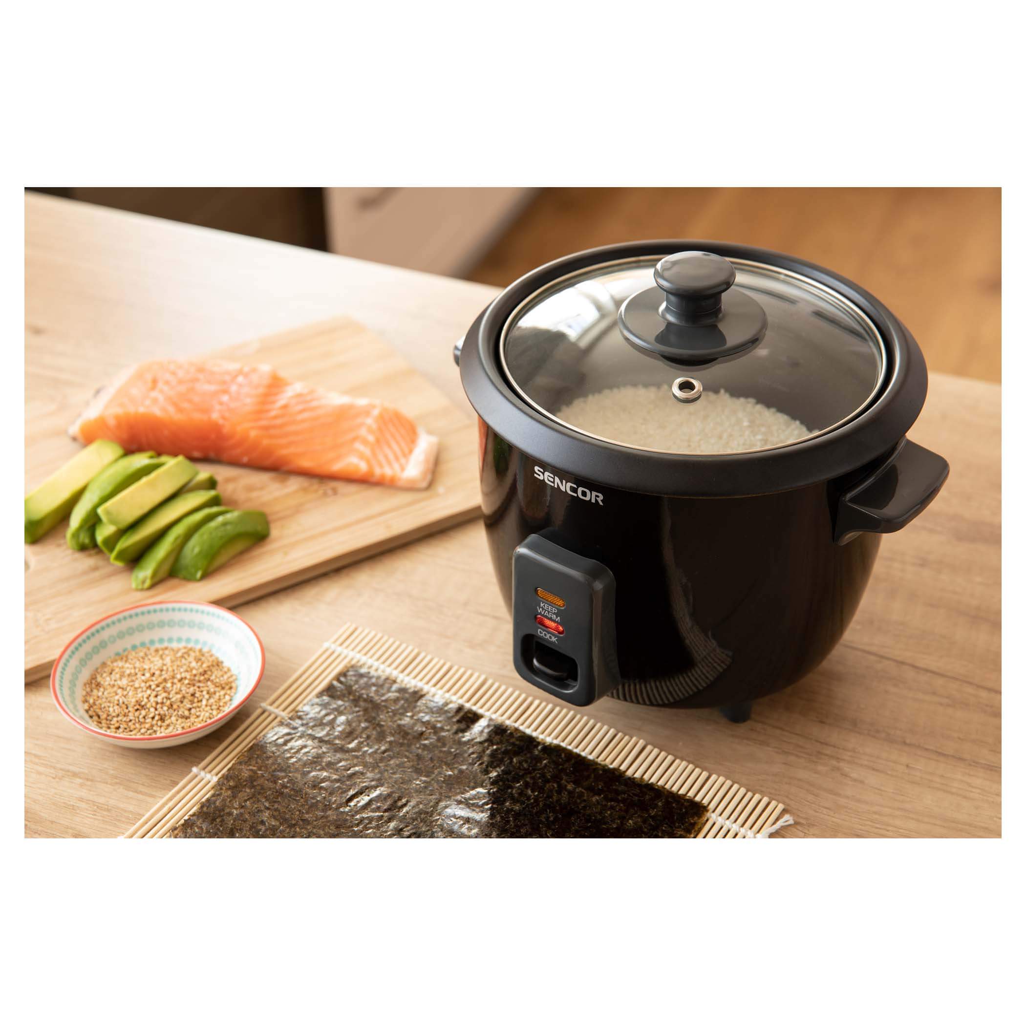 Special pot for cooking rice SRM 0601BK Sencor
